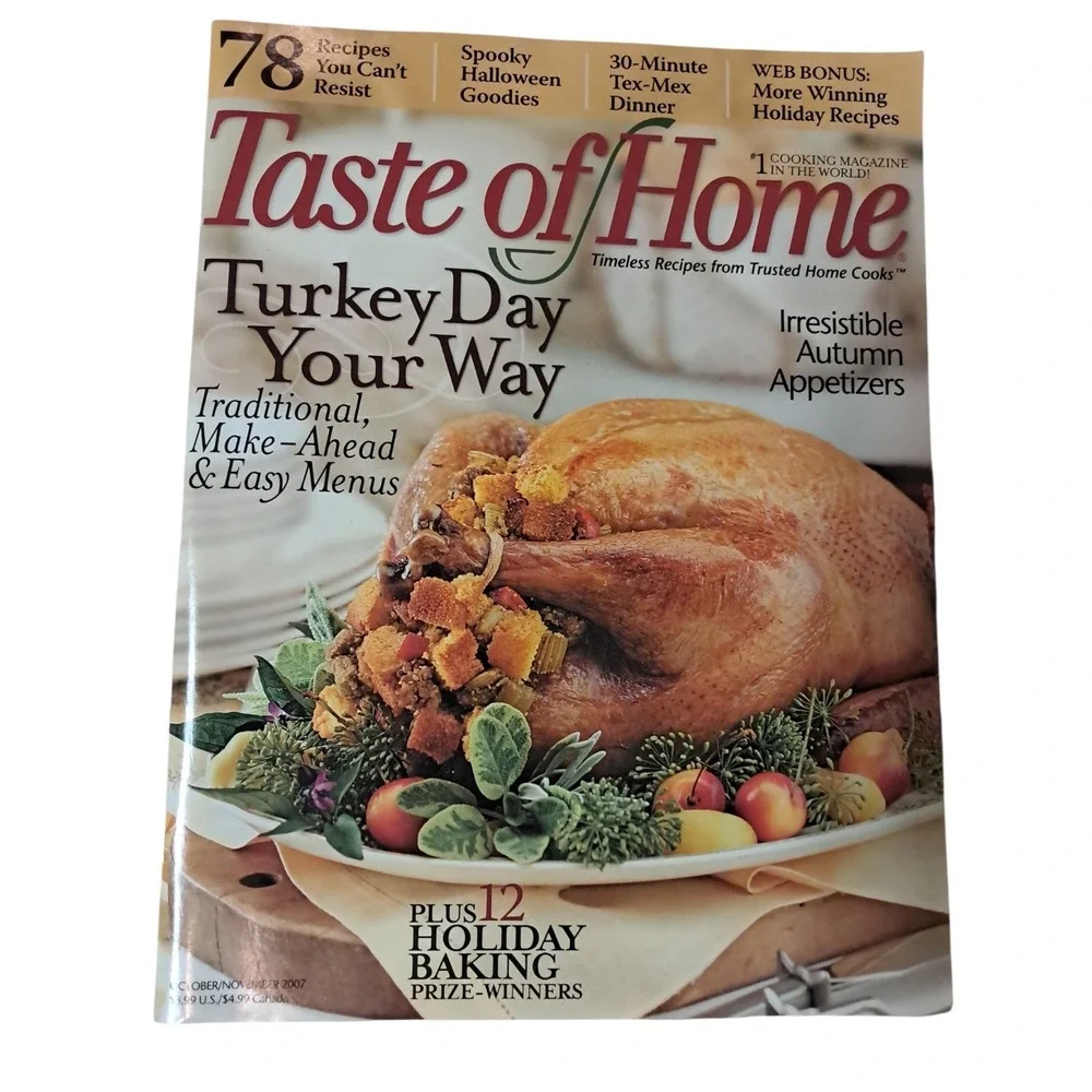taste of home magazines lot Of 3